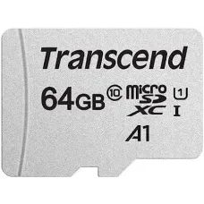 Transcend 64GB MicroSDXC/SDHC 300S Class 10 Memory Card (TS64GUSD300S)