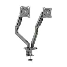 Kaloc DS200-2 Adjustable Dual Arm Monitor Mount Stand